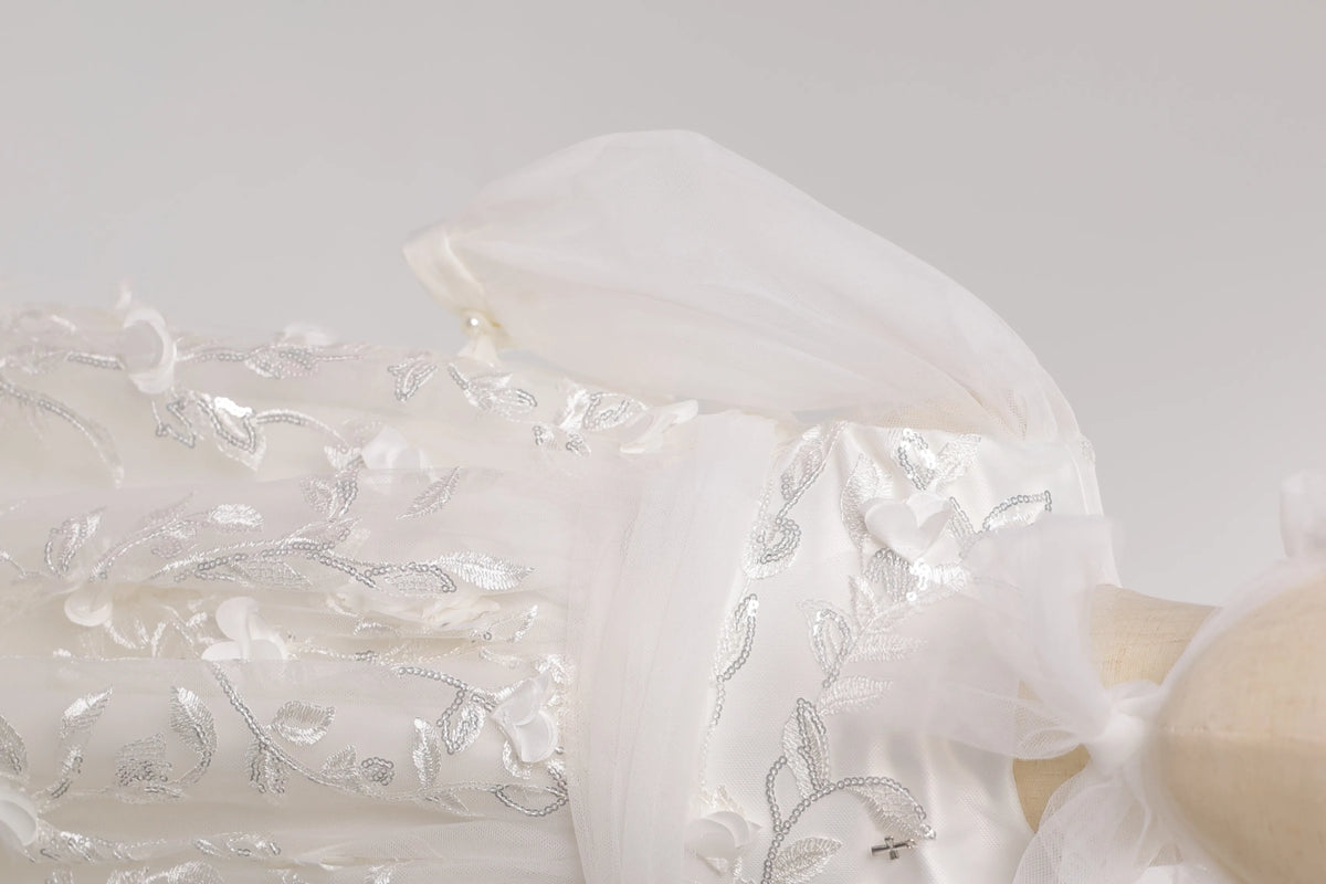 Carine Christening Gown With Bonnet - 1083 LF