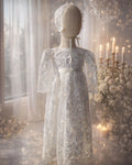 Carine Christening Gown With Bonnet - 1084 LF
