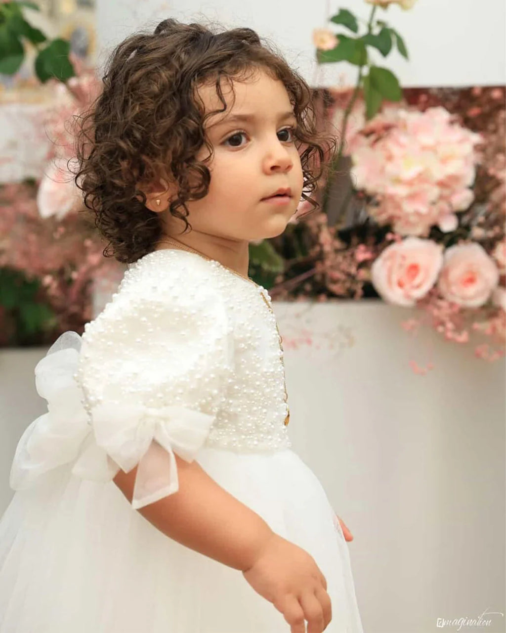 Rebecca Christening Gown With Bonnet - 1104 LF