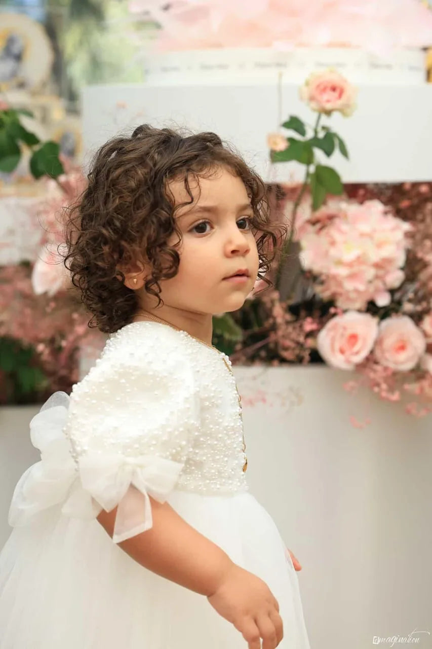 Rebecca Christening Gown With Bonnet - 1104 LF