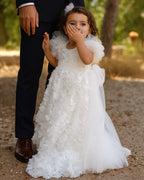 Lilia Christening Gown With Bonnet - 1107 LF
