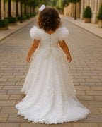 Lilia Christening Gown With Bonnet - 1107 LF