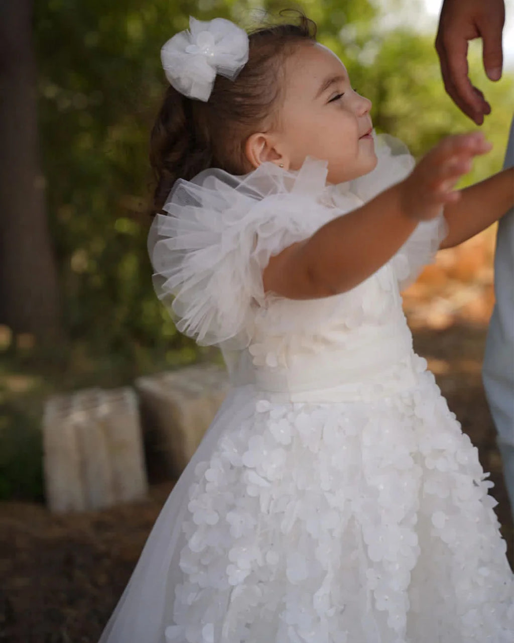 Lilia Christening Gown With Bonnet - 1107 LF