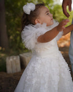 Lilia Christening Gown With Bonnet - 1107 LF