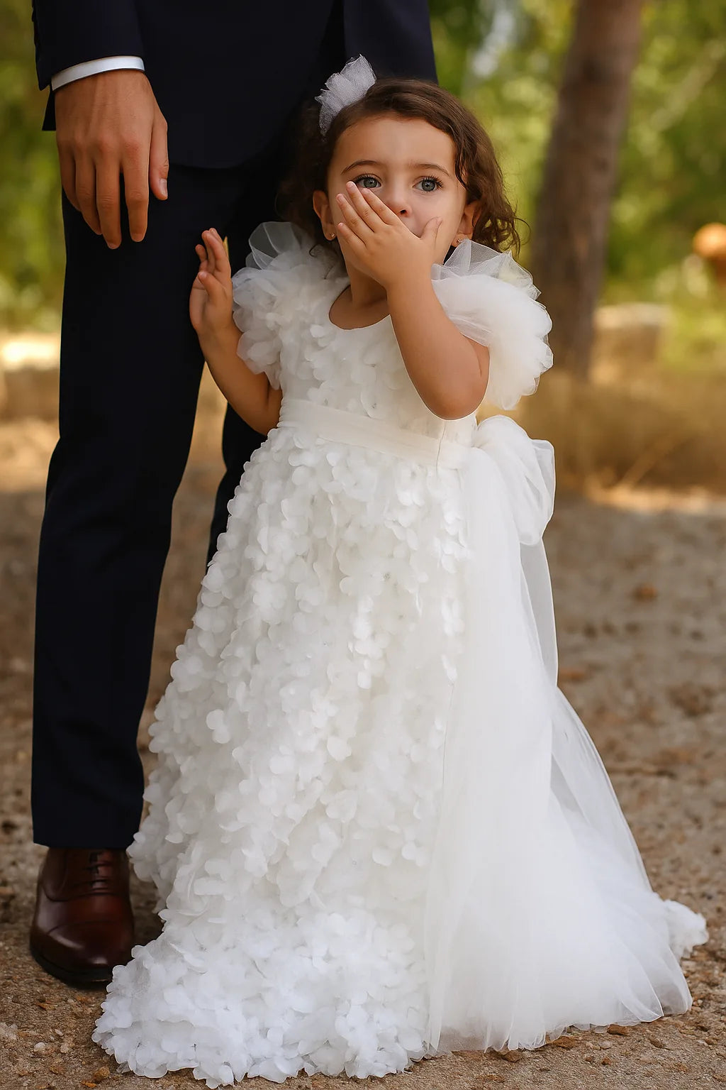 Lilia Christening Gown With Bonnet - 1107 LF