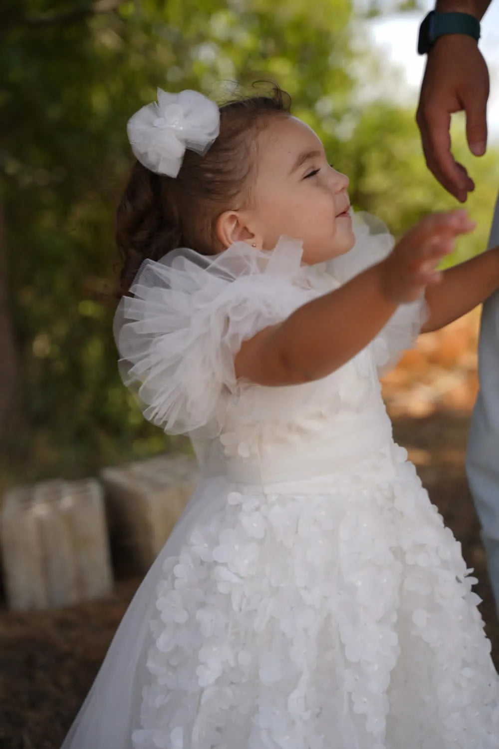Lilia Christening Gown With Bonnet - 1107 LF