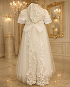 Diane Christening Gown With Bonnet - 1109 LF