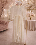 Celine Christening Gown With Bonnet - 1114 LF