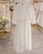 Celine Christening Gown With Bonnet - 1114 LF