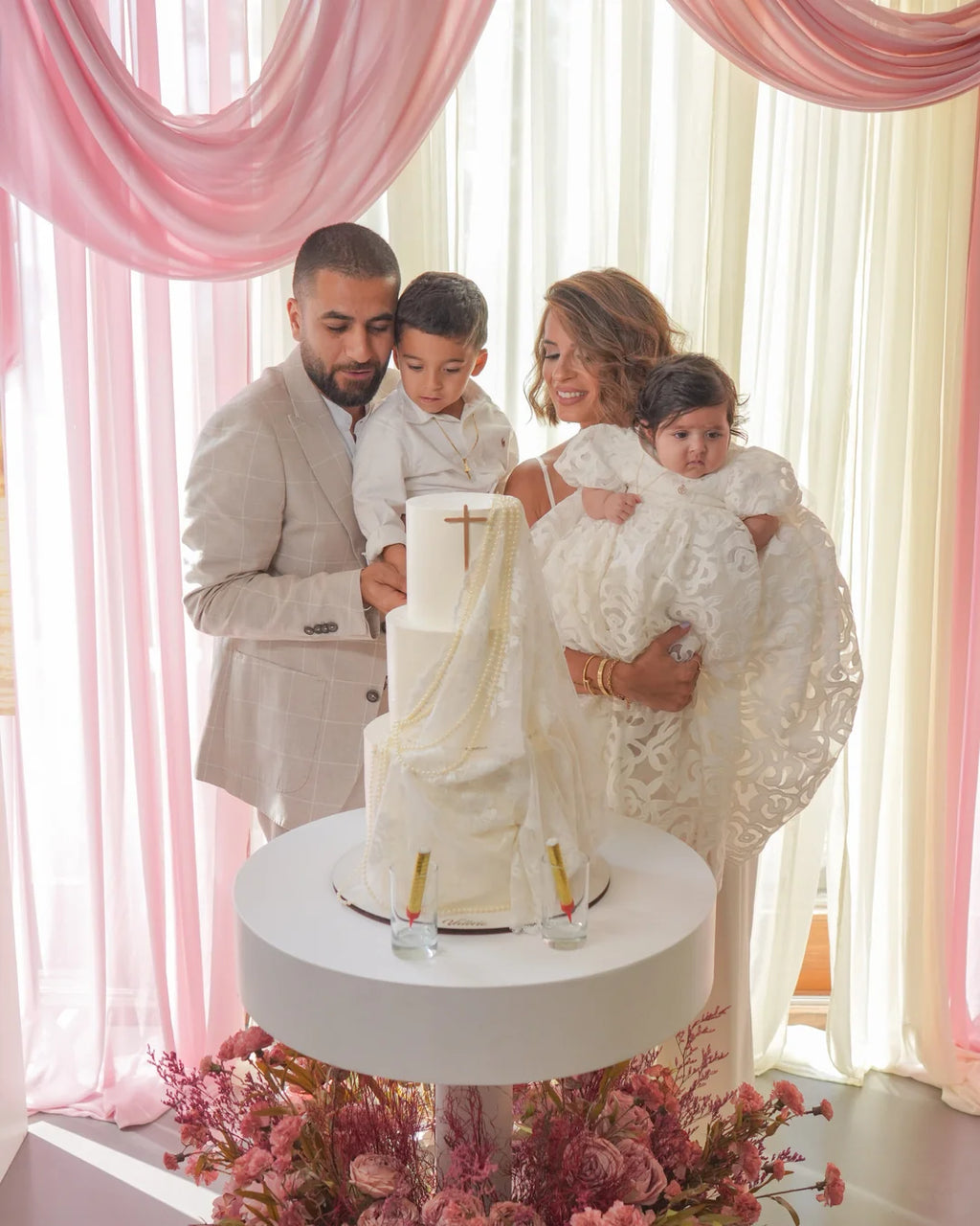 Kloe Christening Gown With Bonnet  - 1129 LF