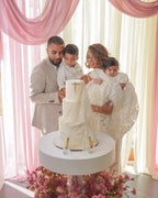 Kloe Christening Gown With Bonnet  - 1129 LF