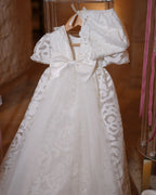 Kloe Christening Gown With Bonnet  - 1129 LF