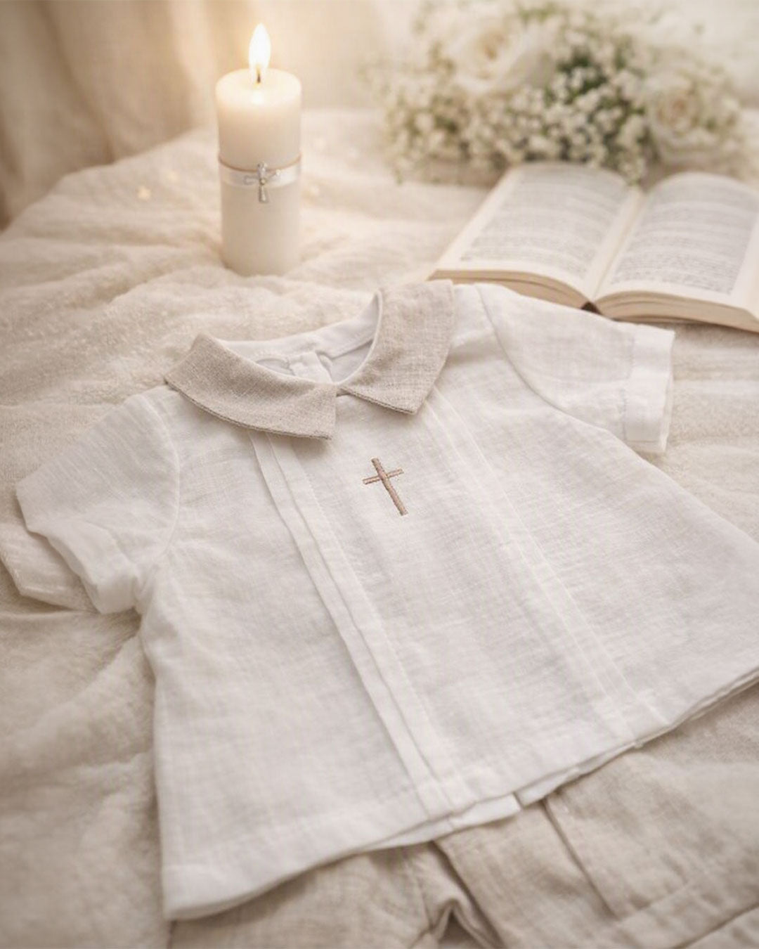 Sebastian Christening Outfit Set - DF26019-LF