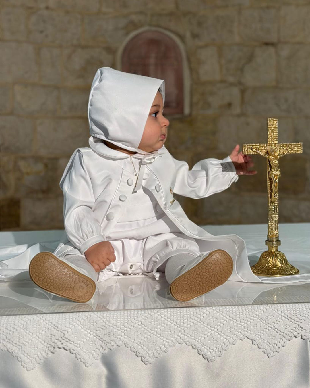 Matthew Christening Outfit Set - 1106-LF