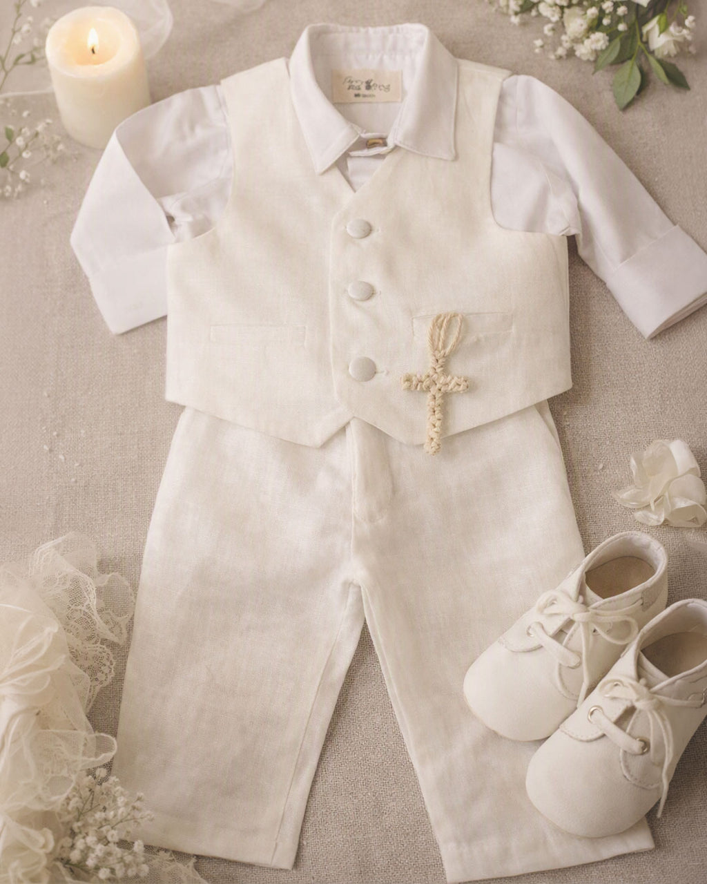 Ignatius Christening Outfit Set - 1115-LF