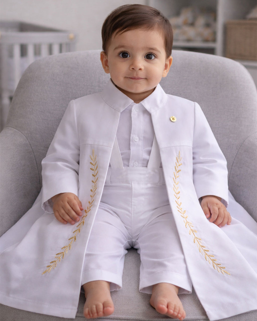 Jerome Christening Outfit Set - 1116-LF