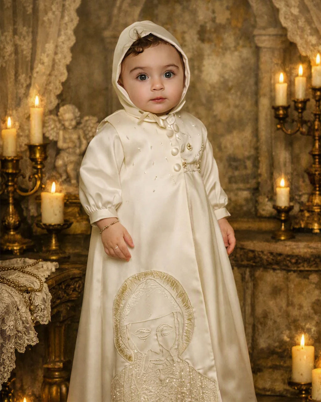 Charbel Cape With Bonnet - 005-LF