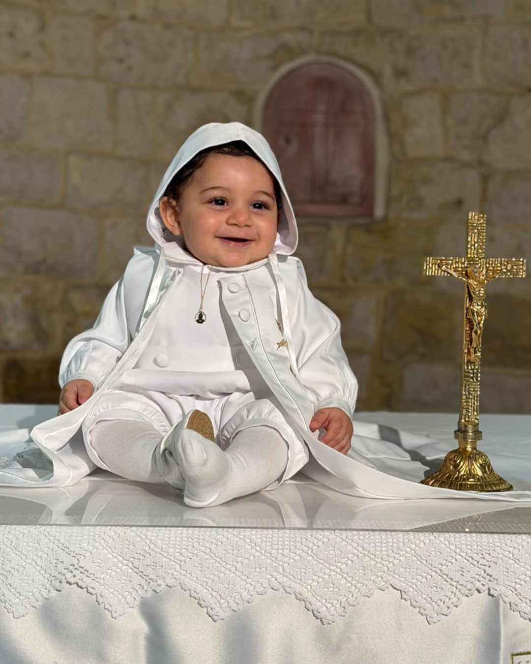 Matthew Christening Outfit Set - 1106-LF