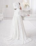 Maria Christening Gown With Bonnet - 9413B LF