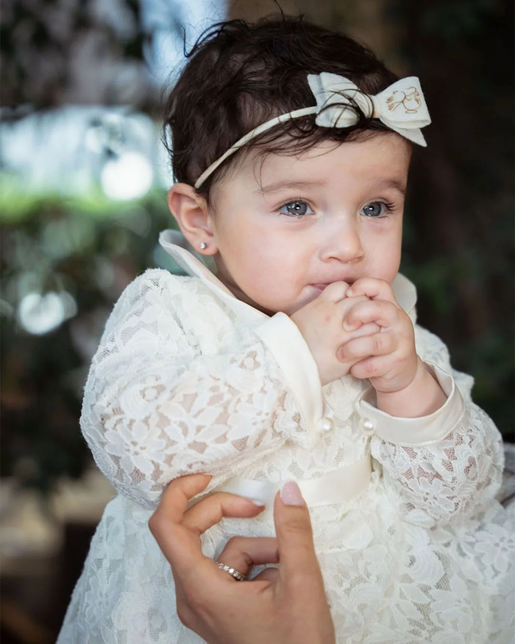 Anna Christening Gown With Bonnet - 9671 LF