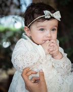 Anna Christening Gown With Bonnet - 9671 LF