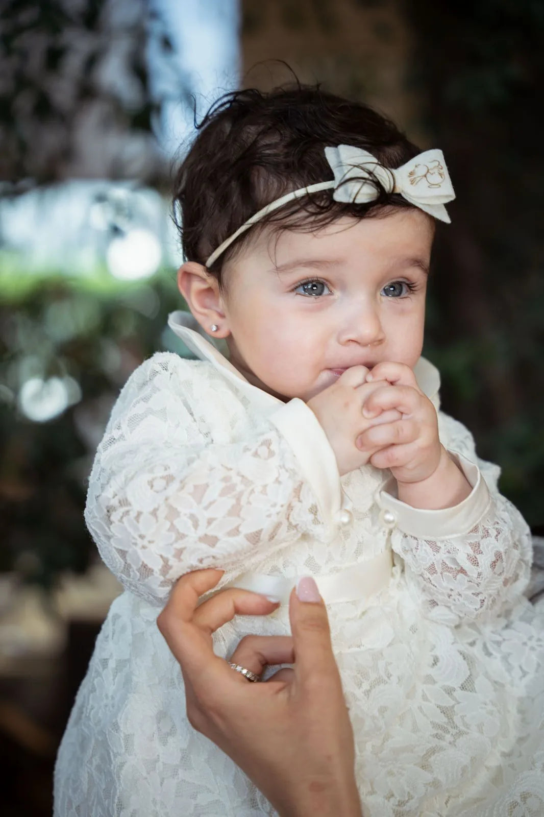 Anna Christening Gown With Bonnet - 9671 LF