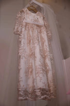 Angela Christening Gown With Bonnet - 9918 LF