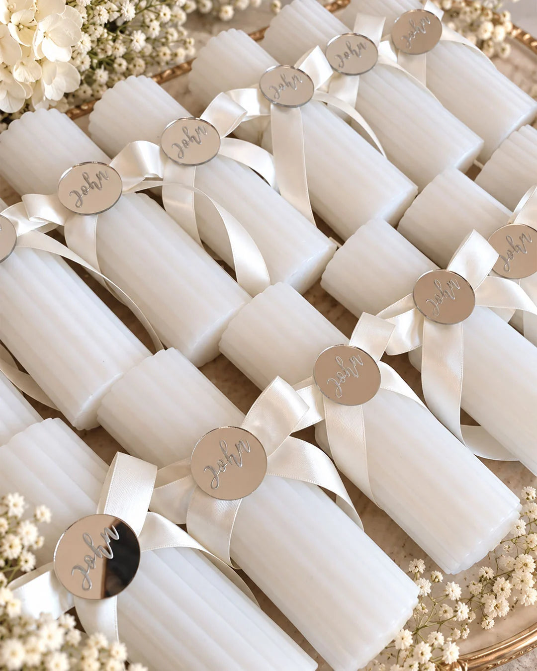 Blooming Grace Candles with Flowers-28