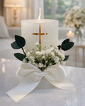Blooming Grace Candles with Flowers-6